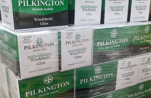 چسب پلی اورتان مشکی pilkington