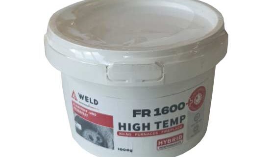 چسب نسوز سرامیکی 1600 درجه برند WEL کد FR1600
